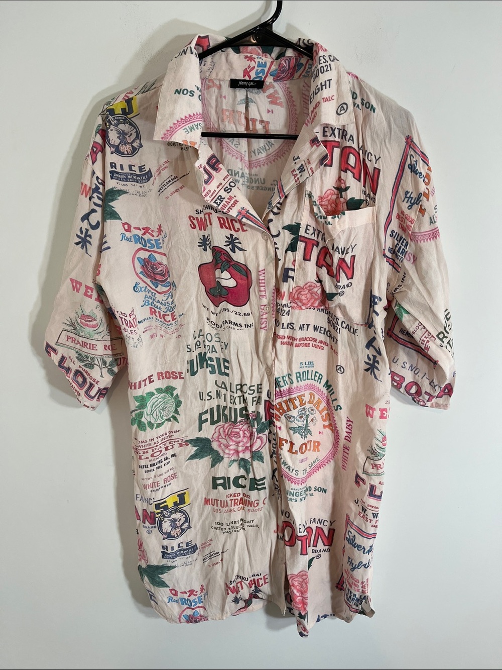 Nasty Gal printed blouse 2
